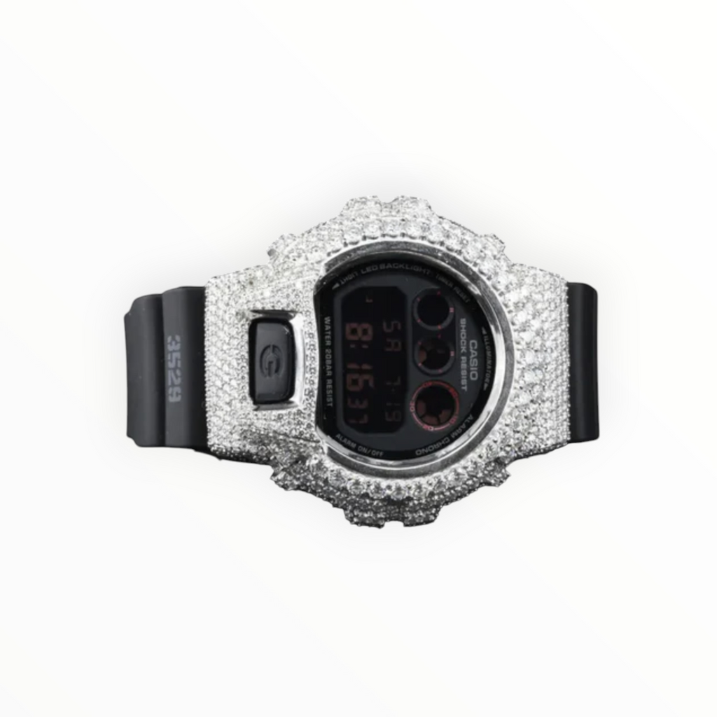 Iced-out (Black) VVS Moissanite Diamond Watch