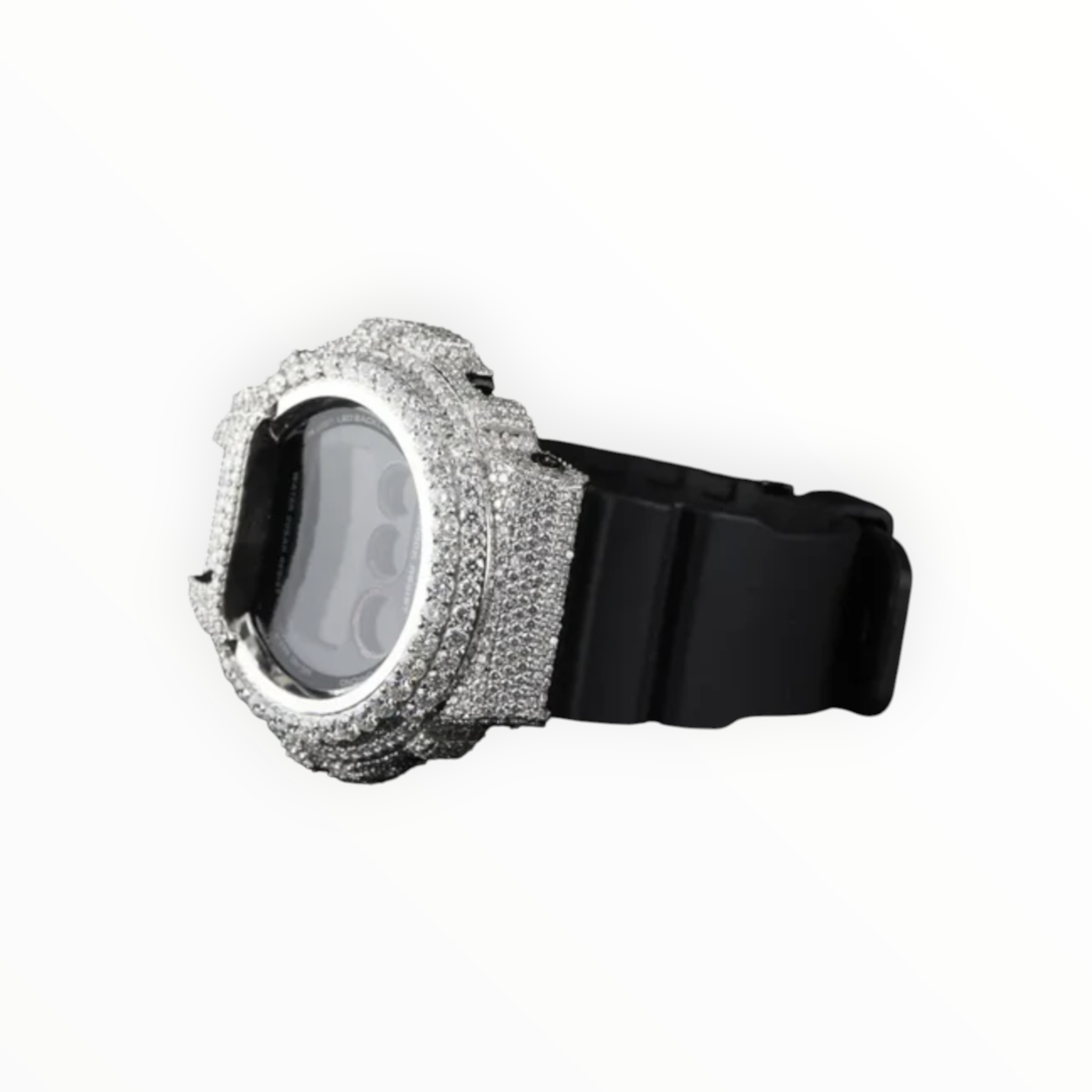 Iced-out (Black) VVS Moissanite Diamond Watch