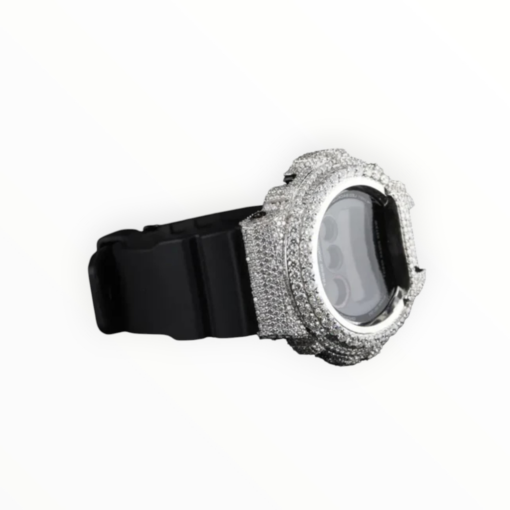 Iced-out (Black) VVS Moissanite Diamond Watch