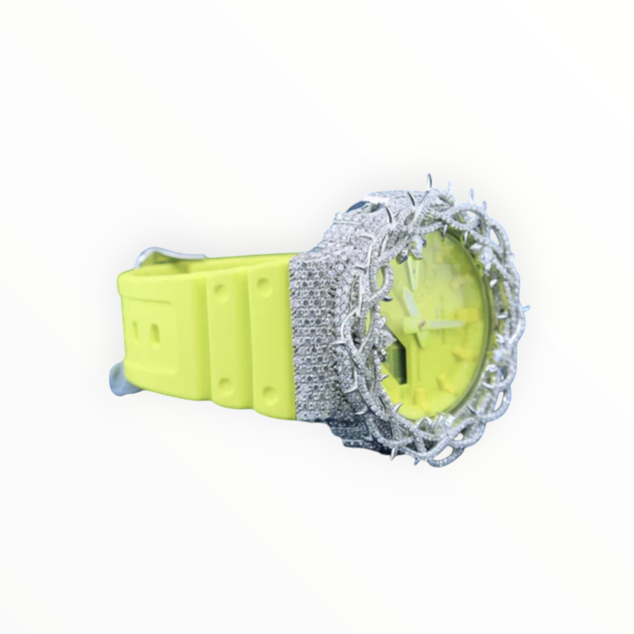 Iced-out (Neon) VVS Moissanite Diamond Watch