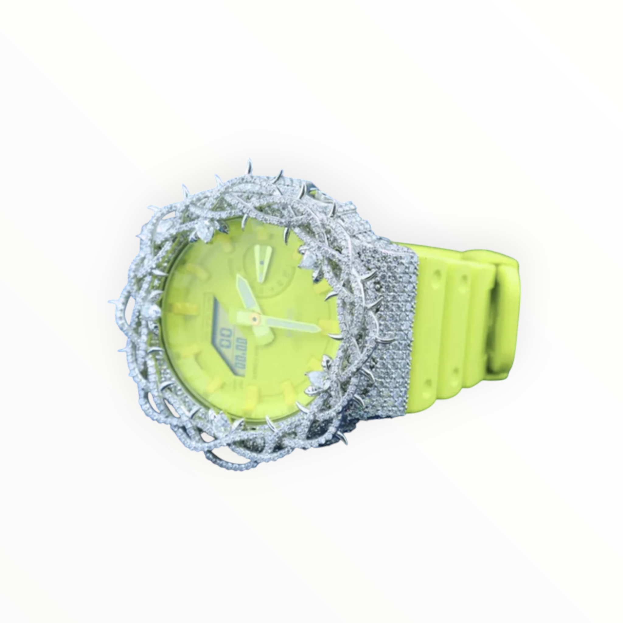Iced-out (Neon) VVS Moissanite Diamond Watch