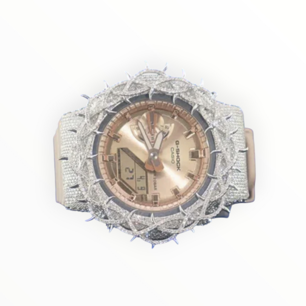 Iced-out (Beige) VVS Moissanite Diamond Watch