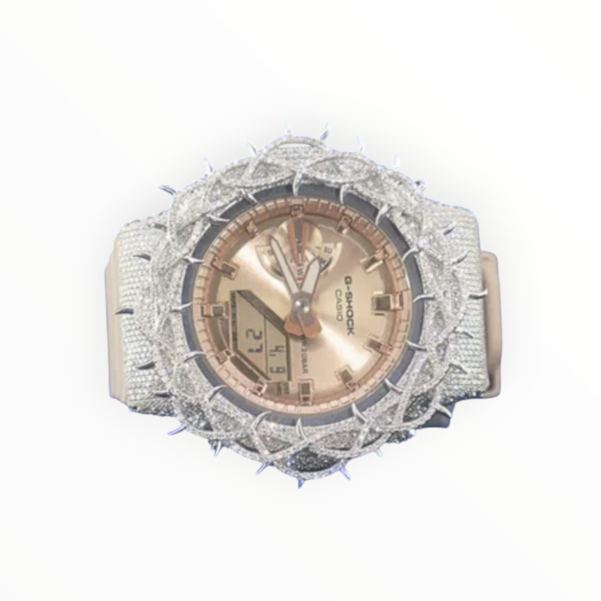 Iced-out (Beige) VVS Moissanite Diamond Watch