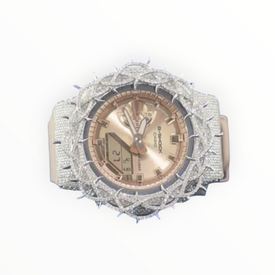 Iced-out (Beige) VVS Moissanite Diamond Watch