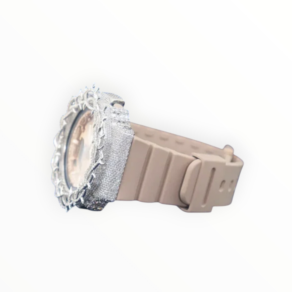 Iced-out (Beige) VVS Moissanite Diamond Watch