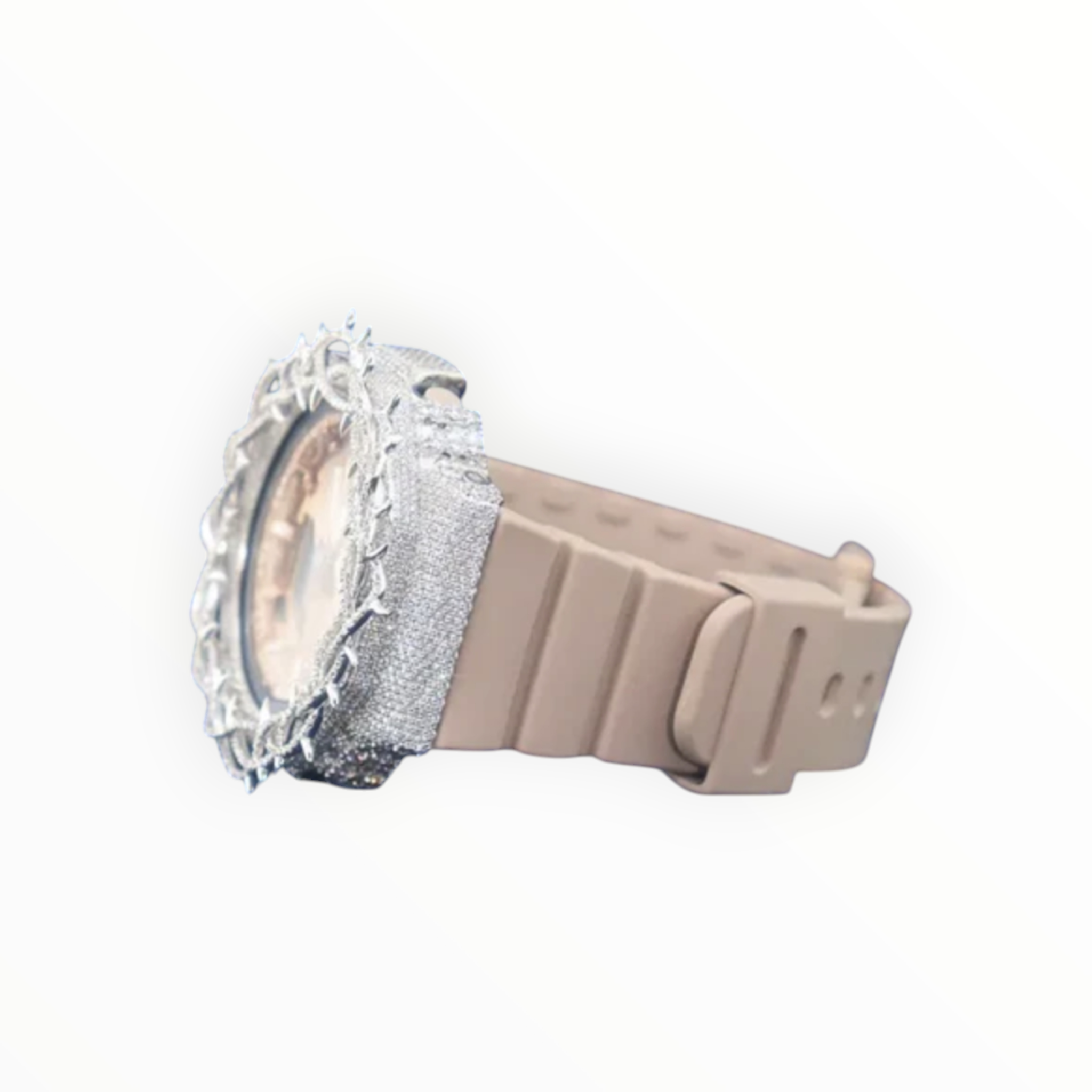 Iced-out (Beige) VVS Moissanite Diamond Watch