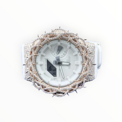 Iced-out (White) VVS Moissanite Diamond Watch