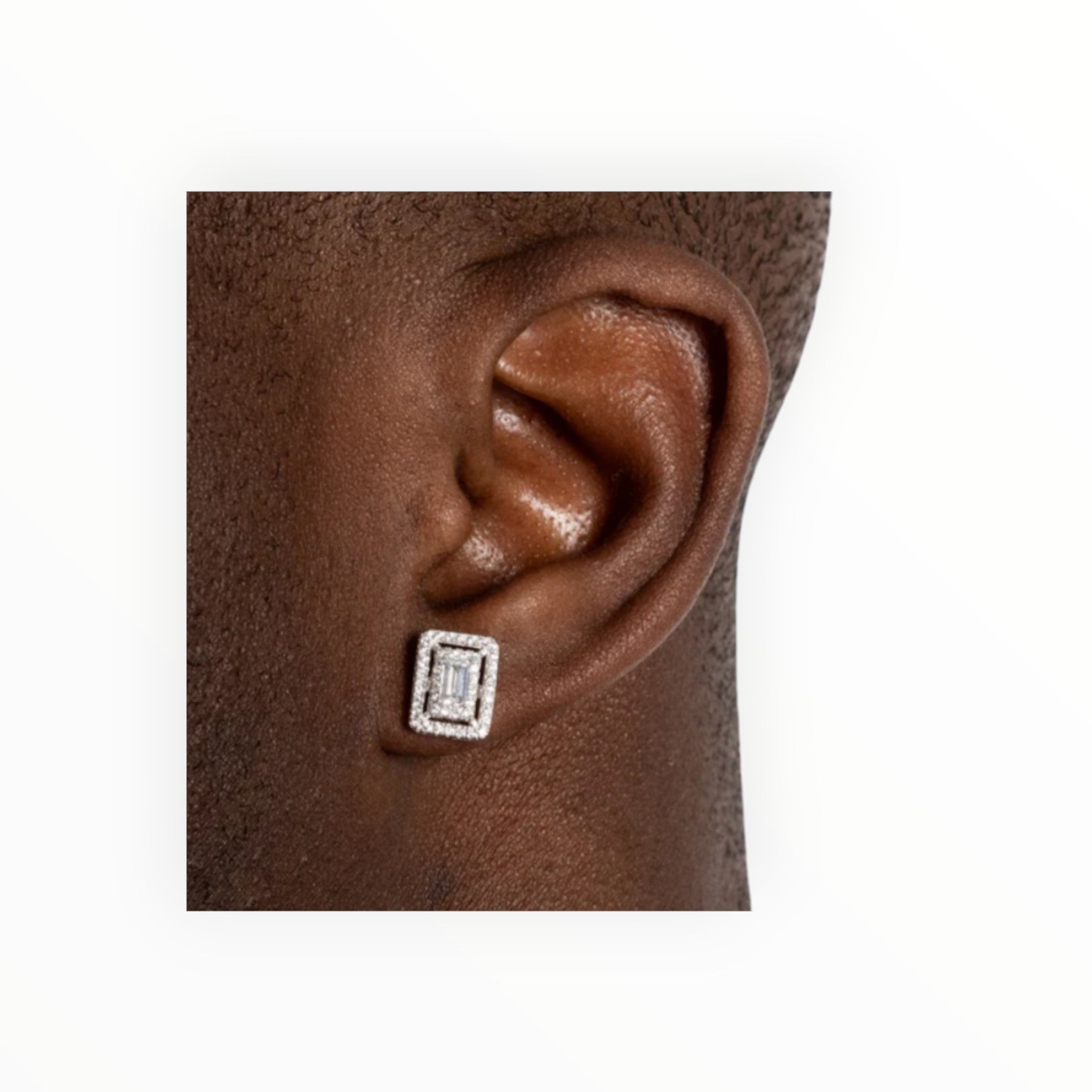 Emerald Clustered Earrings